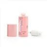 Round Glass Pink Cosmetic Bottle Packaging