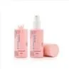 Round Glass Pink Cosmetic Bottle Packaging