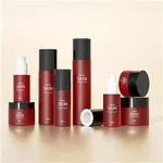 Round Luxury Cosmetic Containers Skincare Pump Bottles 30g 40ml 100ml