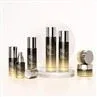 Round Luxury Cosmetic Containers Skincare Pump Bottles 30g 40ml 100ml
