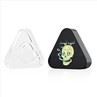 Small Triangle Glass Concentrate Jar