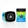 Square Child Proof Glass Jar Child Resistant Bottle 40g 60g 80g 100g