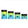 Square Child Proof Glass Jar Child Resistant Bottle 40g 60g 80g 100g