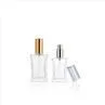 Square Clear 50ml 30ml Perfume Bottle Glass Empty Perfume Bottles Wholesale