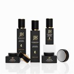 Square Glass Black Cosmetic Bottle Packaging