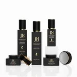 Square Glass Black Cosmetic Bottle Packaging