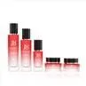 Square Glass Black Cosmetic Bottle Packaging