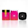 Square Gradient Glass Jar Childproof Cap 40g 60g 80g 100g