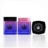 Square Gradient Glass Jar Childproof Cap 40g 60g 80g 100g