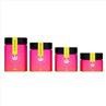 Square Gradient Glass Jar Childproof Cap 40g 60g 80g 100g