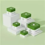 ขวดเครื่องสำอาง Square Pet 5g 30g 50g ครีม Jar พลาสติก