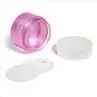 Straight Round Glass Cream Jars Cosmetic Packaging