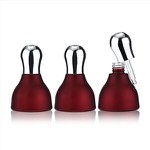 منفرد سرخ 50ml ڈراپر بوتلیں۔