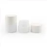White CR Child Resistant Glass Jar
