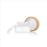 White Frosted Bamboo Lid Skin Care Packaging Suppliers Wholesale Cosmetic Containers