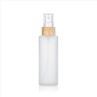 White Frosted Bamboo Lid Skin Care Packaging Suppliers Wholesale Cosmetic Containers
