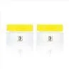 White Frosted Child Proof Jar With Colored Cap