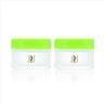 White Frosted Child Proof Jar With Colored Cap