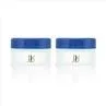 White Frosted Child Proof Jar With Colored Cap