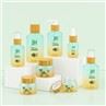 White Frosted Eco Friendly Makeup Packaging With Bamboo Cap