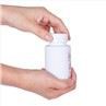 White Pet Pill Bottle Child Resistant Plastic Jar 150ml 175ml