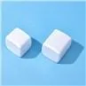 White Square Plastic Cosmetic Containers