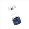 Wholesale Blue Straight Round Cosmetic Containers 30 40 50 80 100 120ml Glass Skincare Packaging