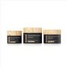 Wholesale Cosmetic Jars With Bamboo Lids Black Face Cream Jar