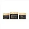 Wholesale Cosmetic Jars With Bamboo Lids Black Face Cream Jar