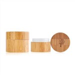 Wooden Cosmetic Jars 15g 30g Bamboo Cosmetic Containers