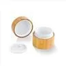 Wooden Cosmetic Jars 15g 30g Bamboo Cosmetic Containers