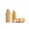 Wooden Glass Essential Oil Bottle With Dropper