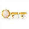 Yellow Pp Plastic Cream Jar