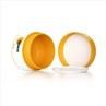 Yellow Pp Plastic Cream Jar