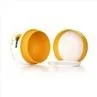 Yellow Pp Plastic Cream Jar