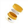 Yellow Pp Plastic Cream Jar