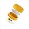 Yellow Pp Plastic Cream Jar