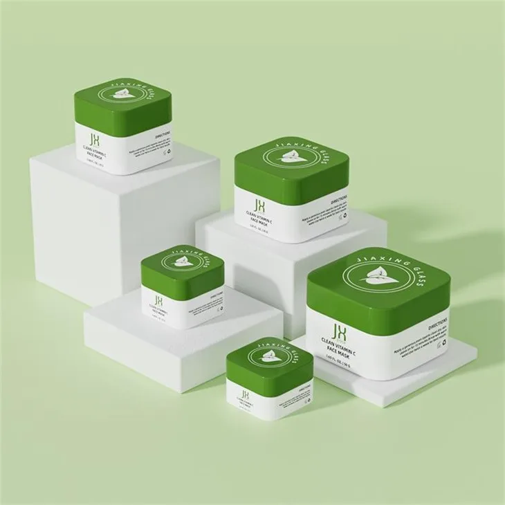 Square PP Cosmetic Jars 5g 30g 50g Cream Jar Plastic