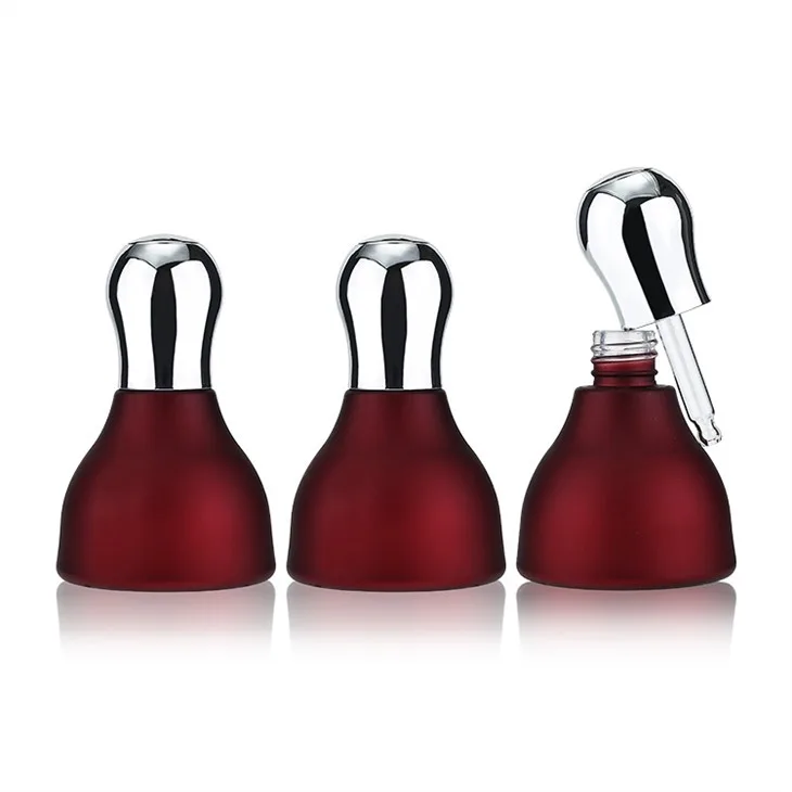 Unique Red 50ml Dropper Bottles