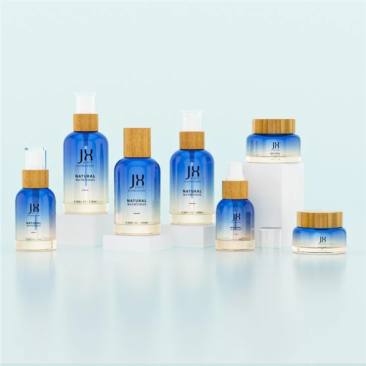 Wooden Eco Friendly Cosmetic Bottle Packaging
