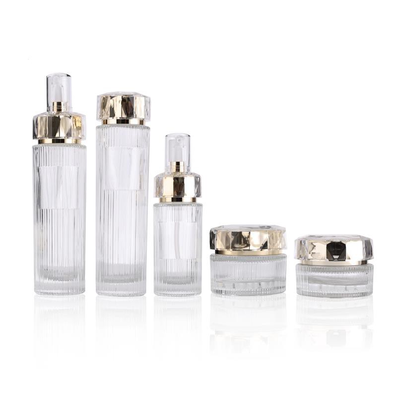 100ml Cosmetic Container Glass Packaging For Skincare