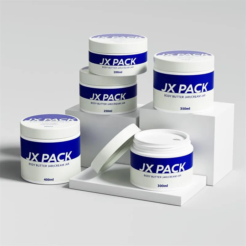 250ml Plastic Jars With Lids 200ml Cosmetic Cream Jar