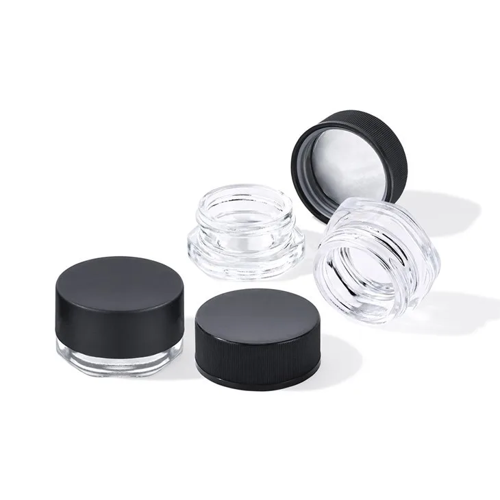 5g 7g Concentrate Container Hexagon Child Resistant Small Jar