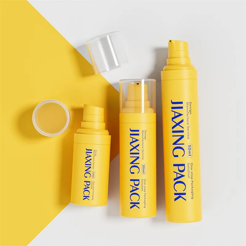 Airless Lotion Bottle 50ml Plastic Foundation Sample Bottles 15ml