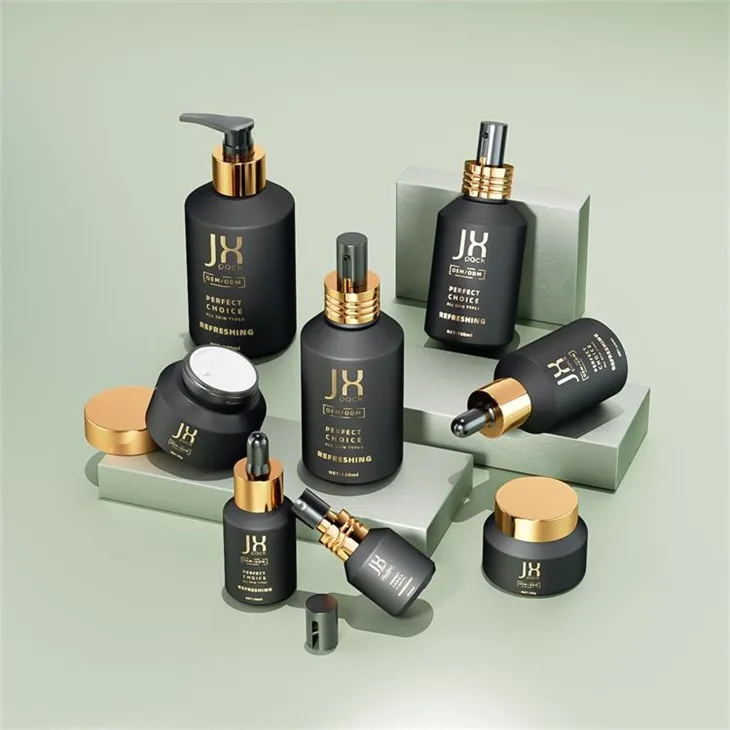 Beautiful Cosmetic 15g 30g Glass Cream Luxury Makeup Packaging