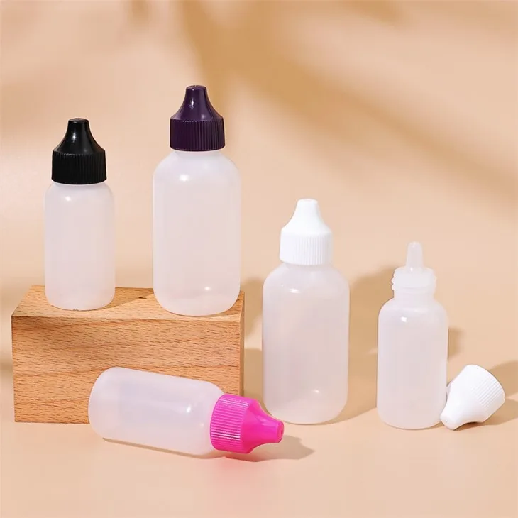 Plastic E Liquid Bottle 30ml 100ml Frosted Pipette Packaging