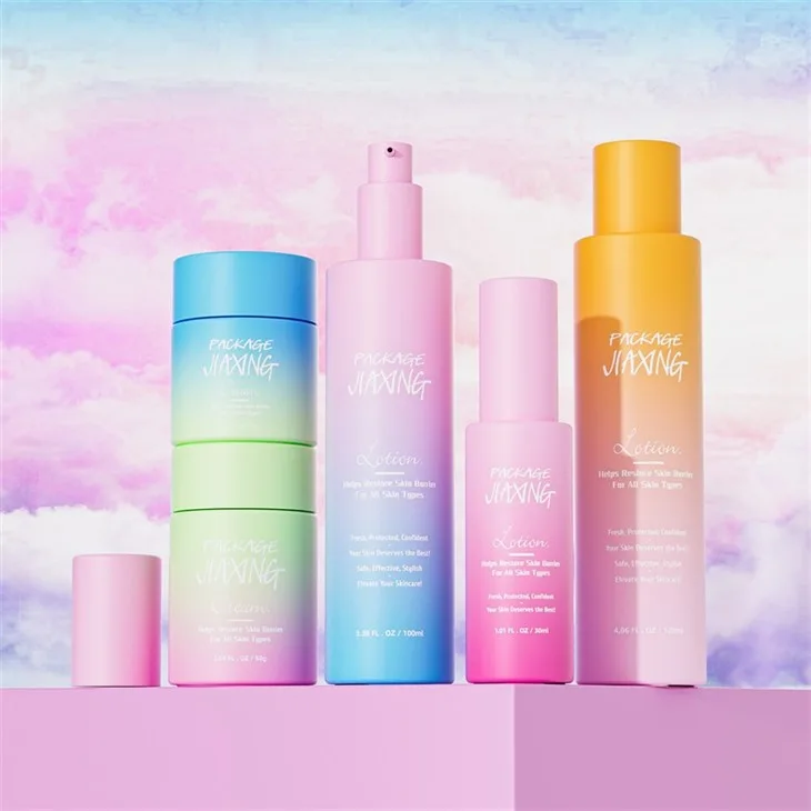 Refillable Skincare Packaging Glass 50ml Cosmetic Containers