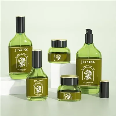 Unique Cosmetic Bottles 30g Glass Packaging For Creams