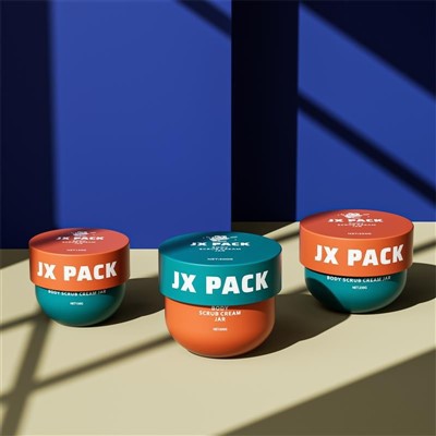 150ml 250ml Hair Cream Jar 300ml Scrub Cosmetic Jar Plastic
