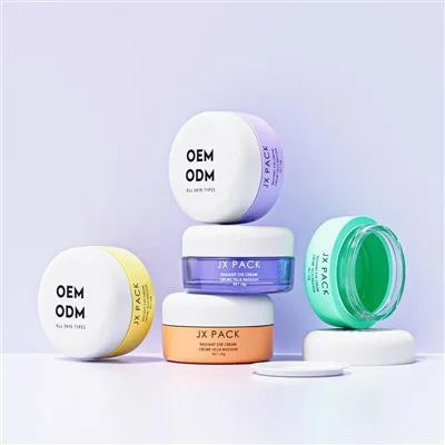 16g Small Travel Cosmetic Jars Glass Eye Cream Jar